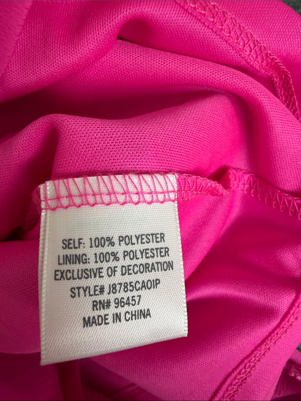 Blue Rain Hot Pink Sleeveless Romper - Picture 5 of 5